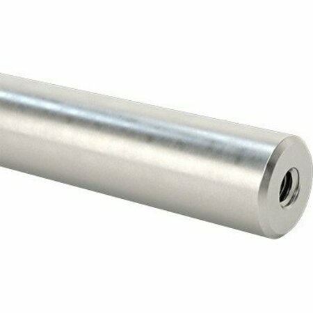 BSC PREFERRED Tapped Linear Motion Shaft Tapped x Straight 52100 Alloy Steel 5/8 Diameter 10 Long 6649K698